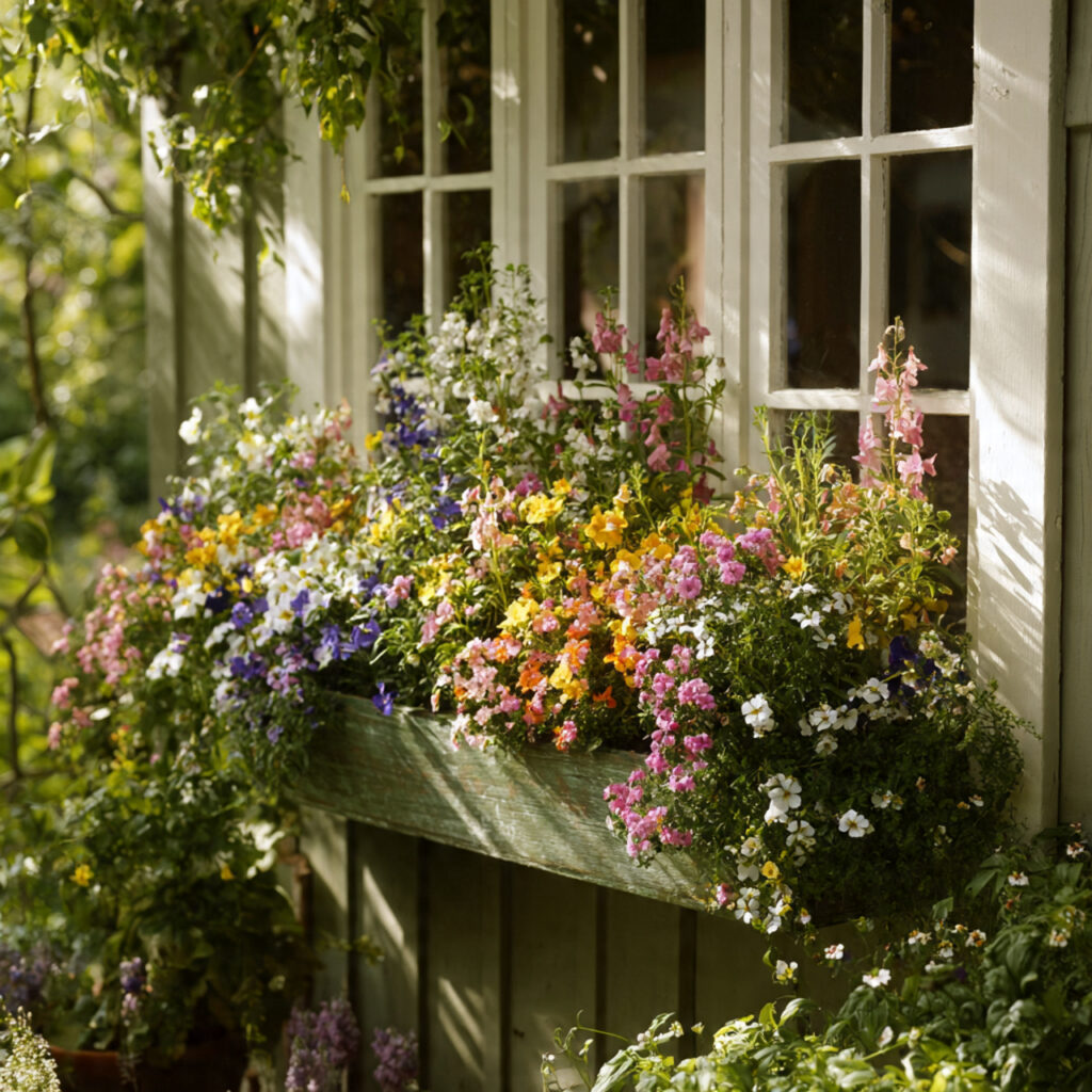Frame Your View through Window Box Gardens