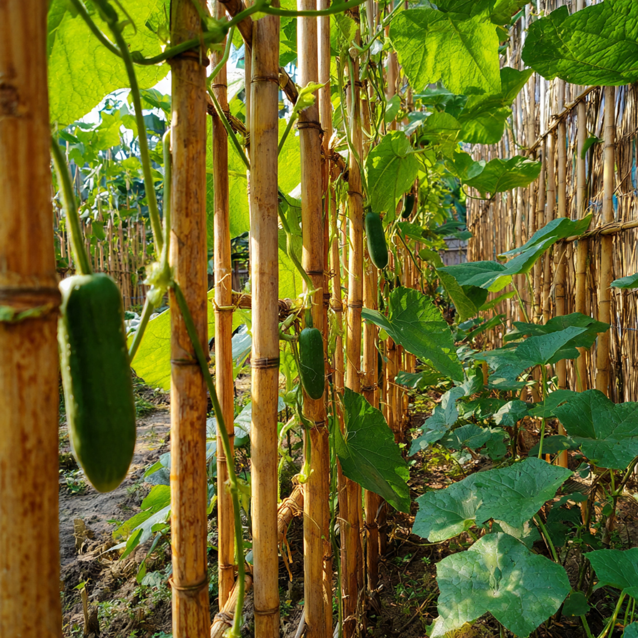 Sustainable Bamboo Trellis