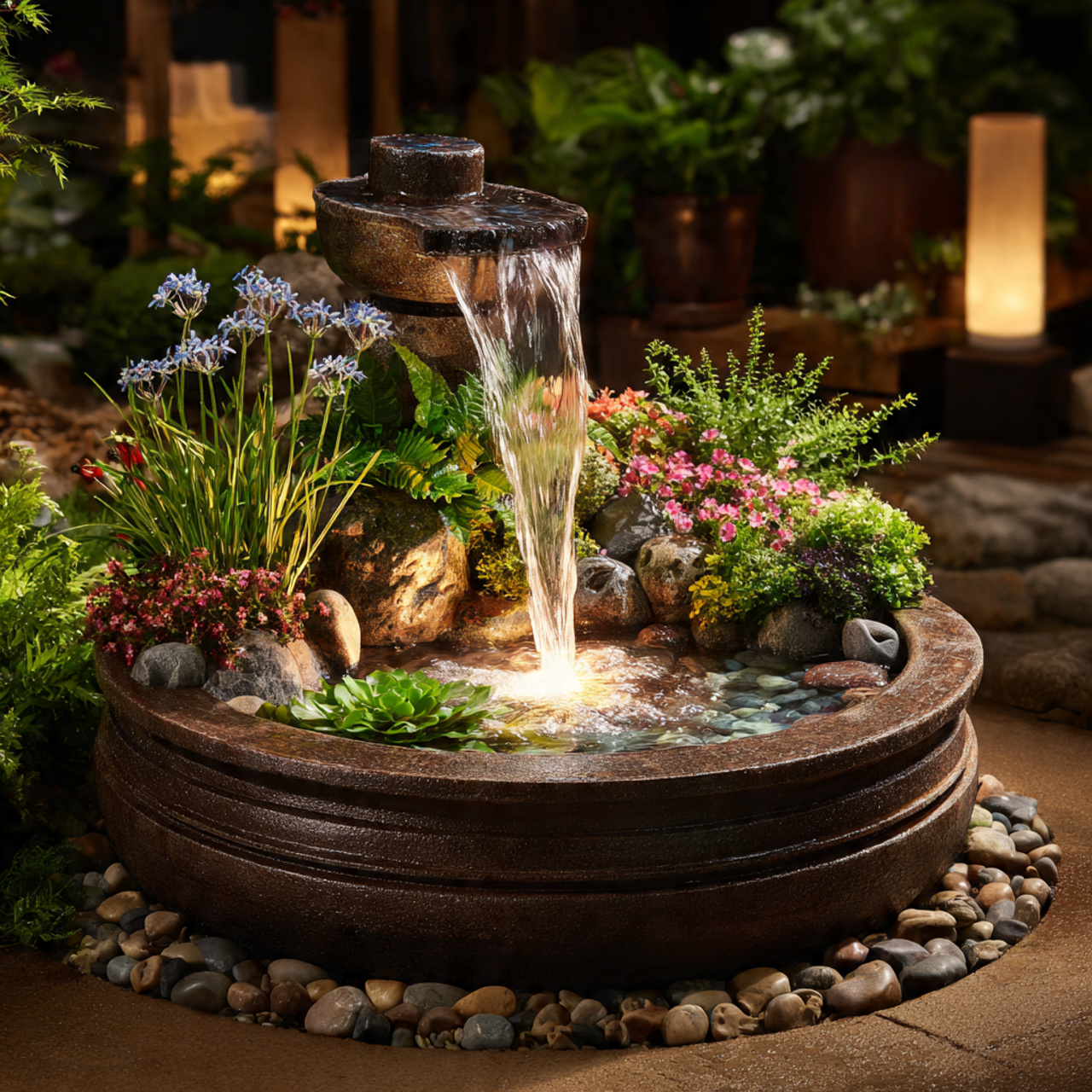 Fountain-Style Waterfalls