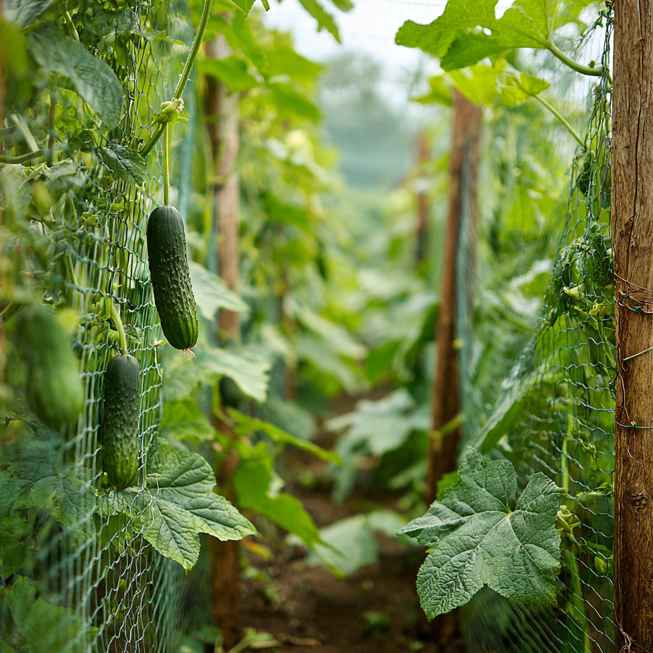 Garden Netting Trellis System
