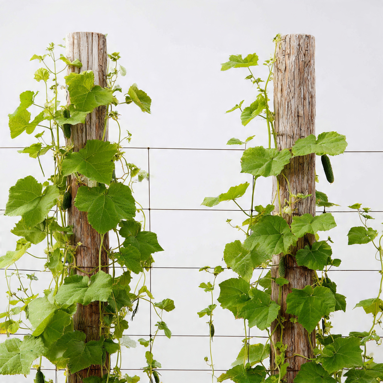 Minimalist Two-Post Wire System