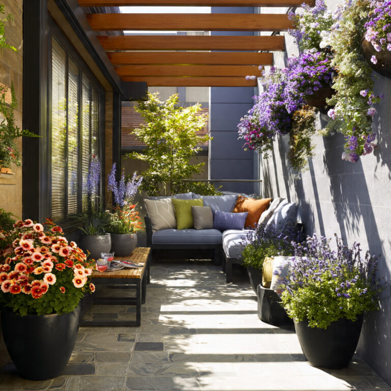 potted flowers for patio