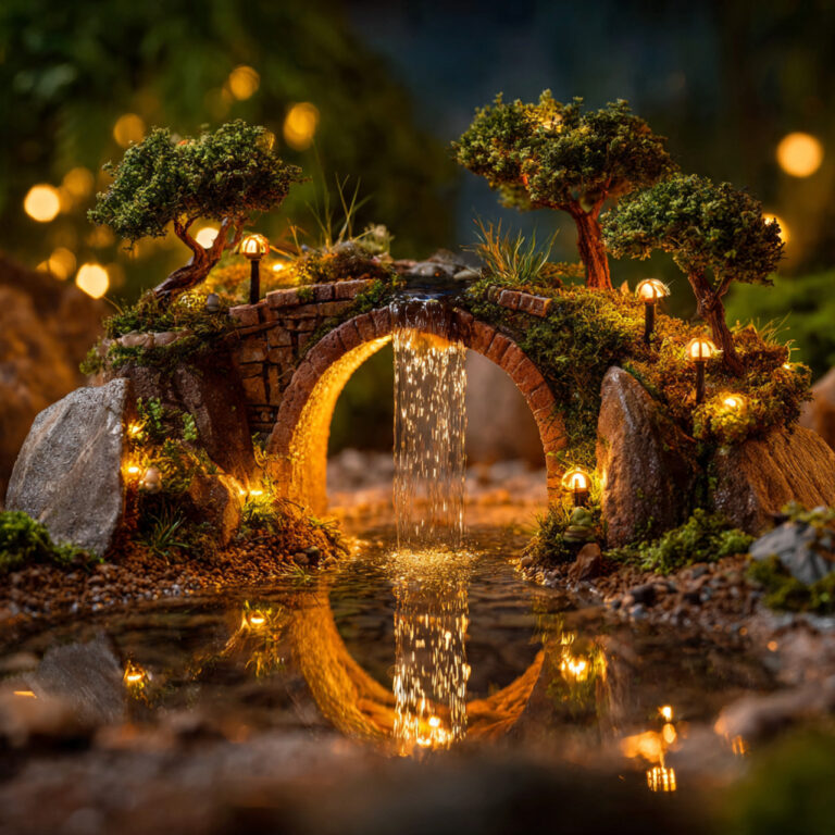 small garden waterfalls