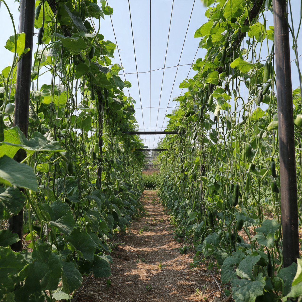 Durable Tensioned Wire Trellis