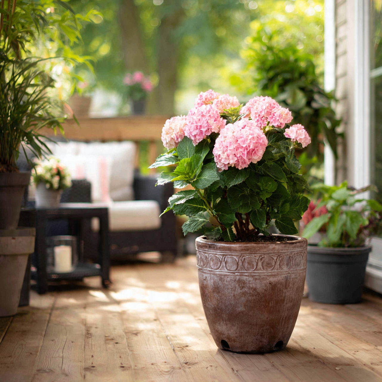 Pink Hydrangeas for Home: Easy Growing, Care Tips & Display 9 Growing in Containers