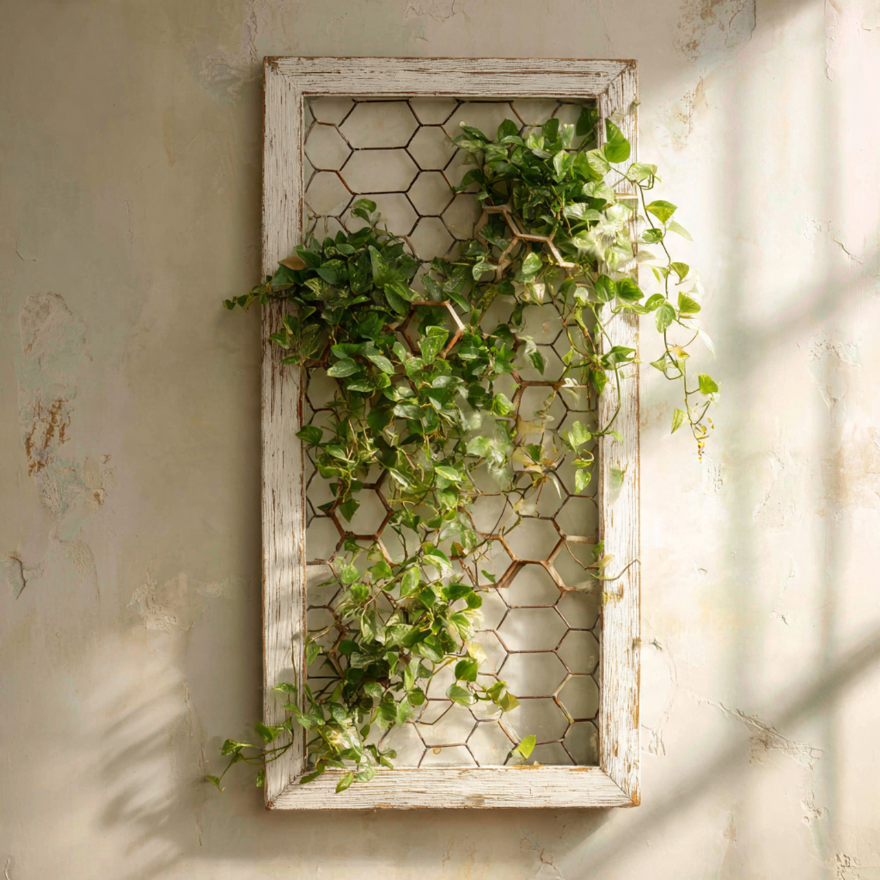 Chicken Wire Frames: Cottage Garden Indoors