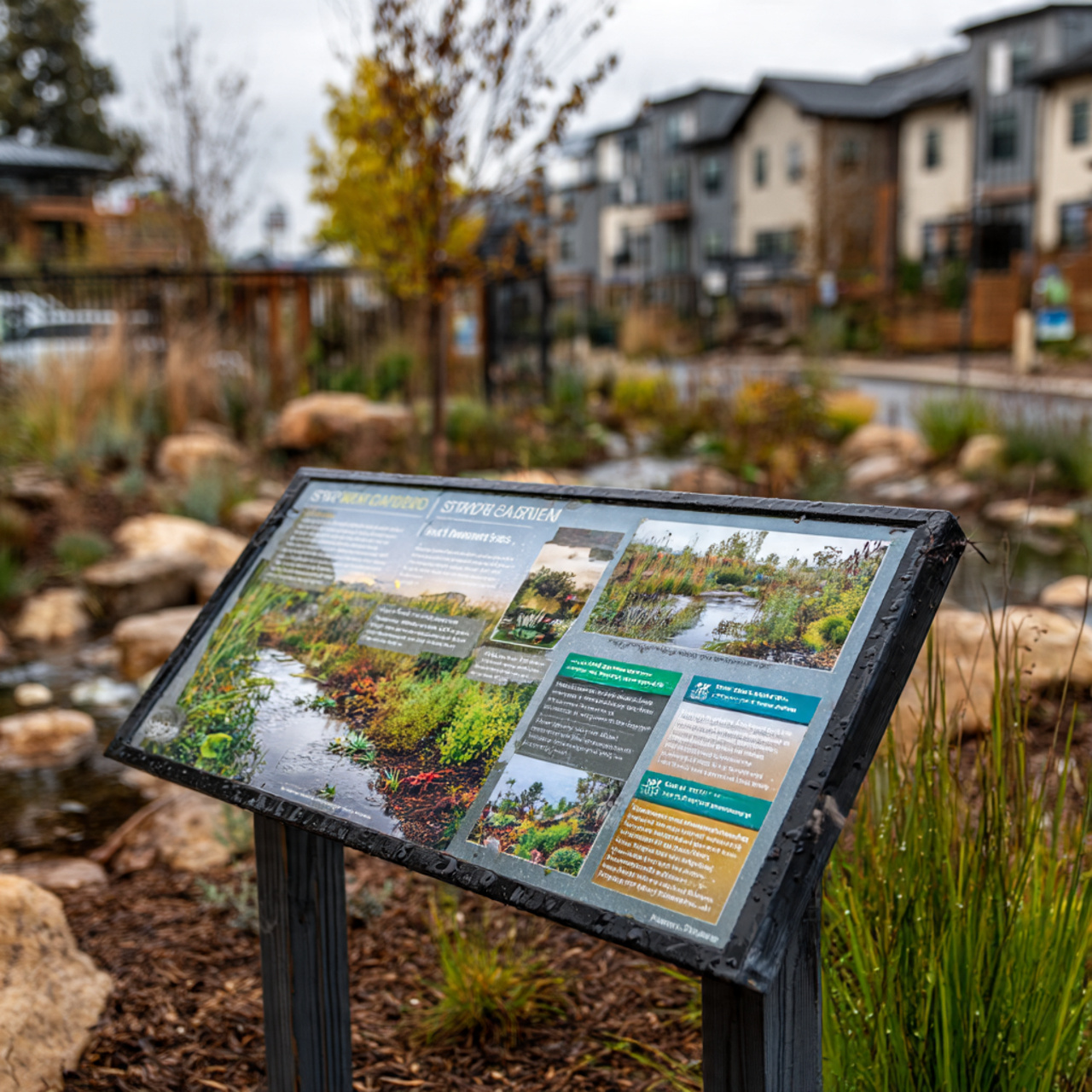 Incorporating Educational Signage and Community Engagement