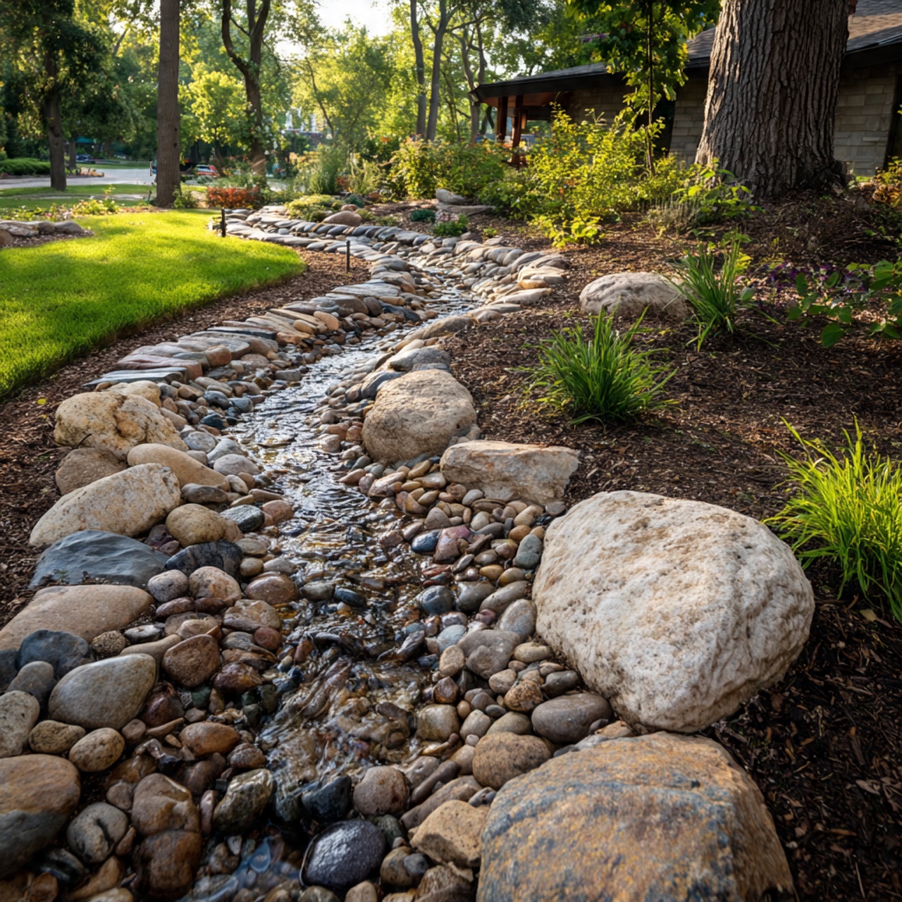 Creating Natural Stone Borders