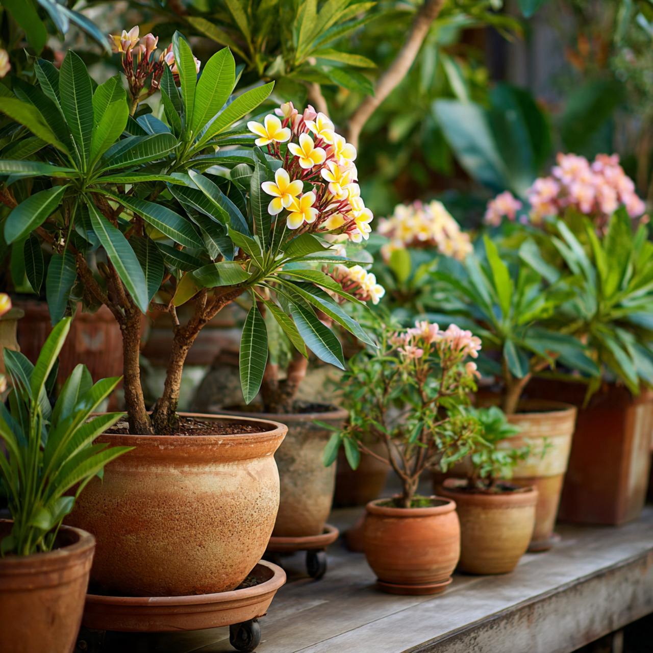 Plumeria Flowers for Garden: 17 Essential Growing Ideas 11 Container Growing Plumeria Flowers for Garden Versatility
