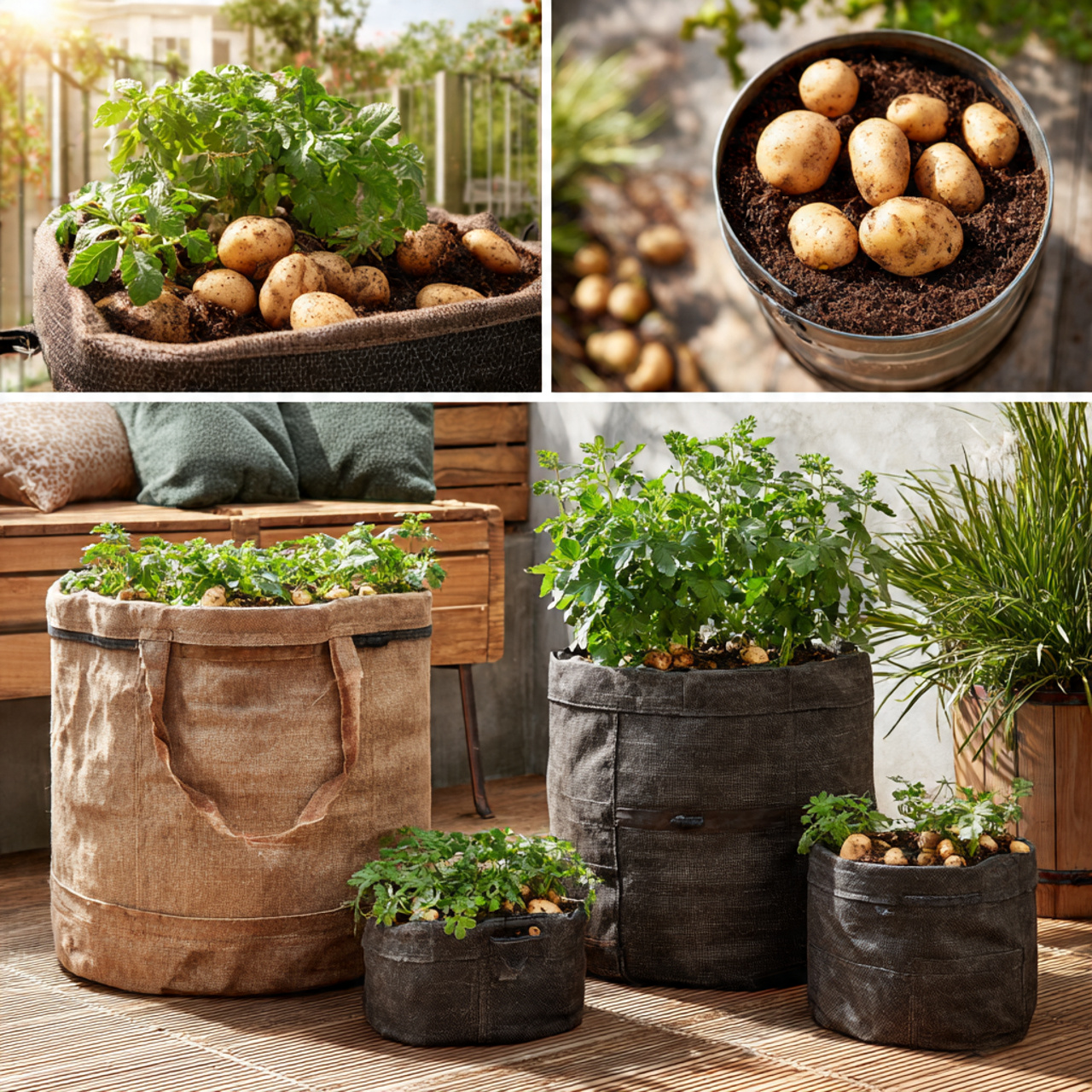 Growing Potatoes in Containers