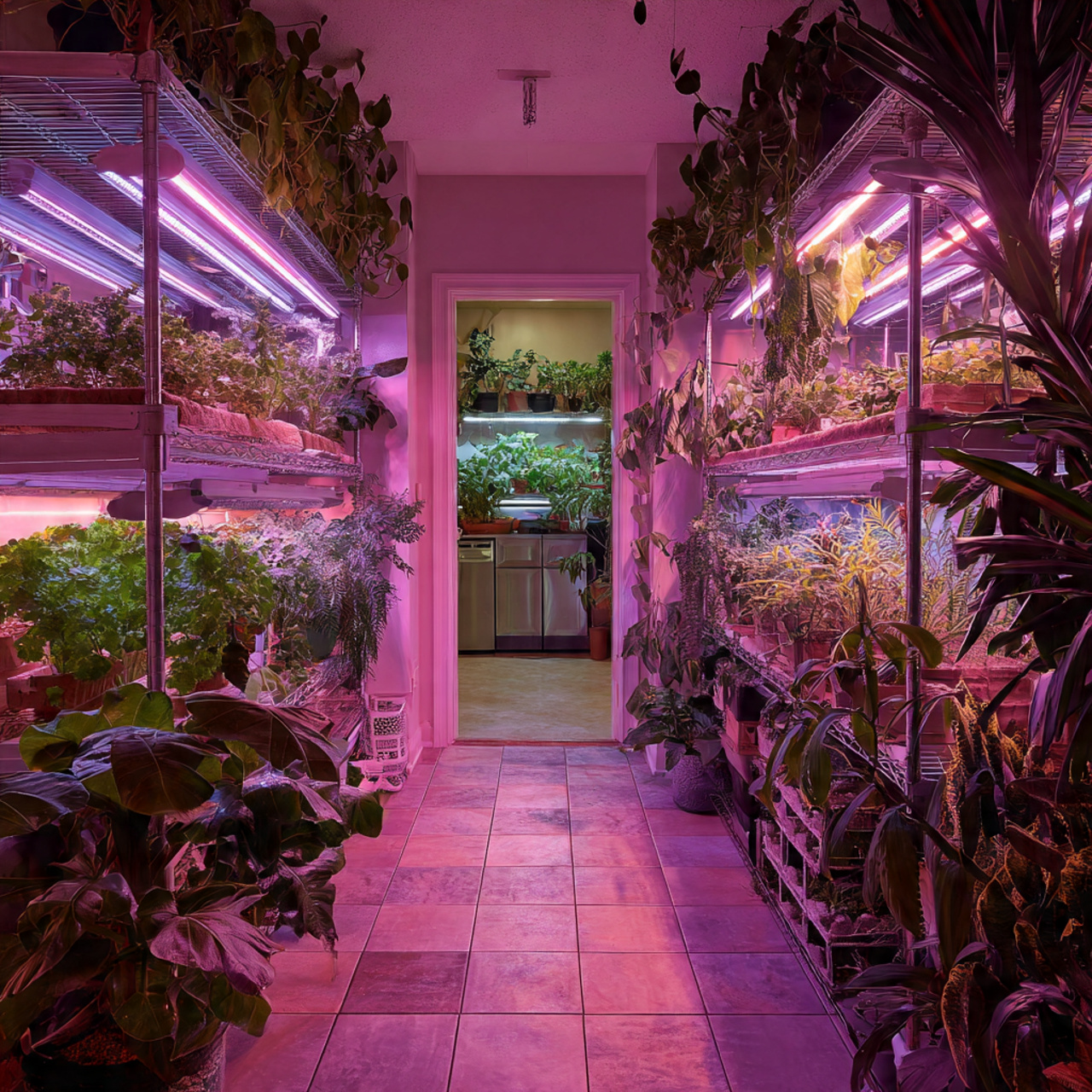 Built-In Indoor Greenhouse Rooms