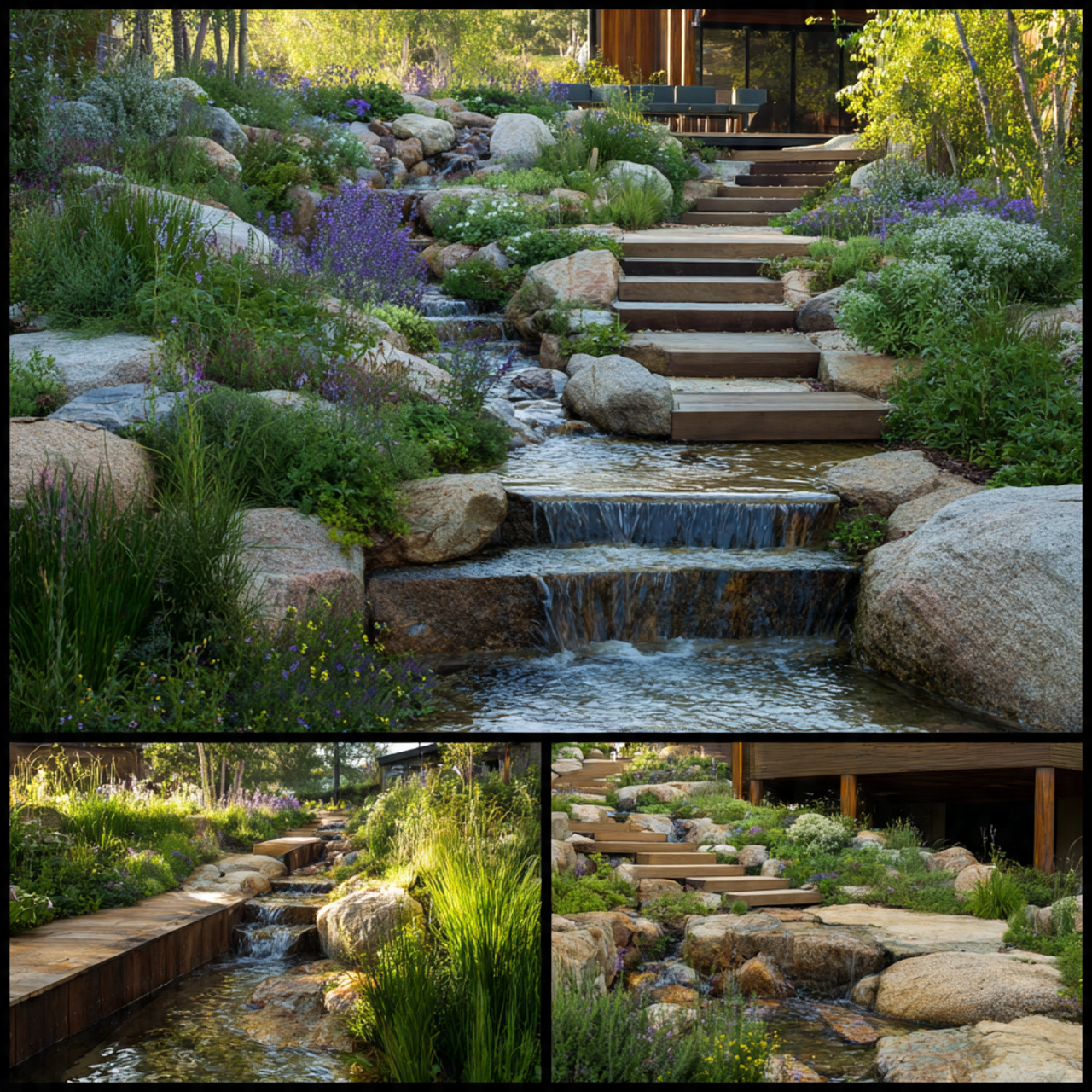 Designing a Terraced Rain Garden for Slopes