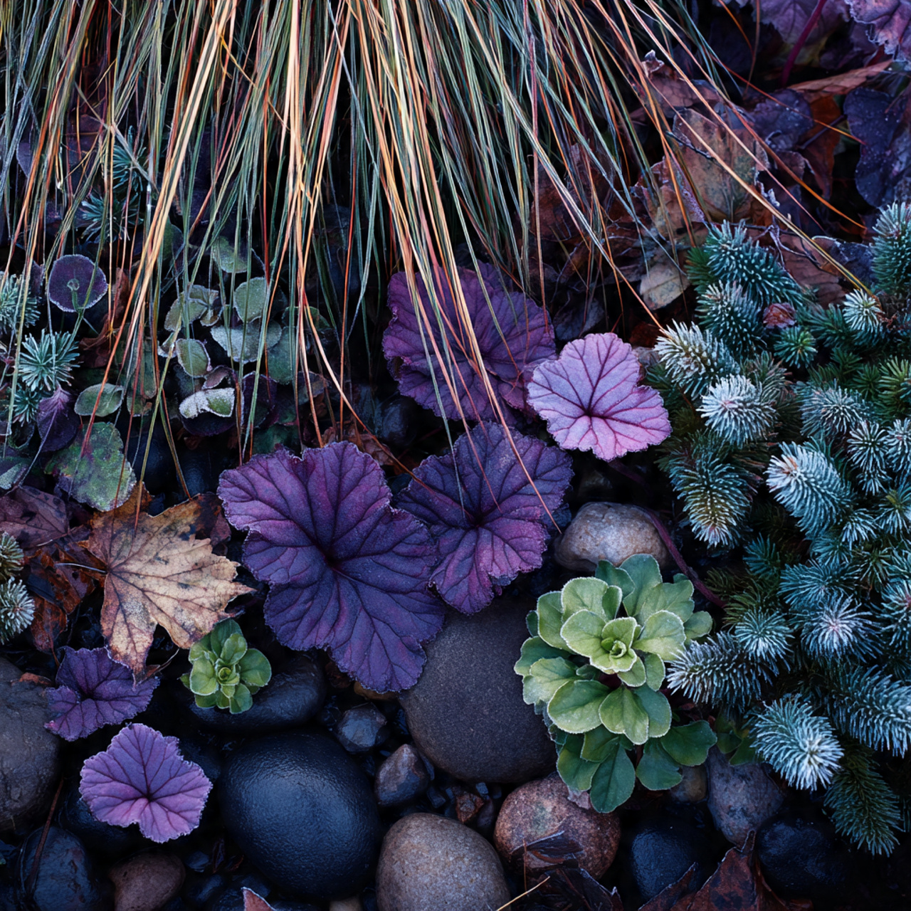 Winter Garden: 18 Ideas to Transform Your Cold-Season Space 12 Textural Combinations