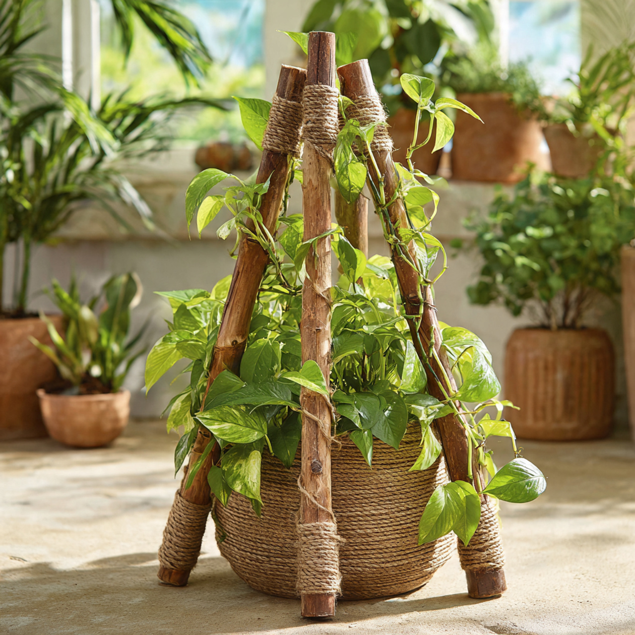 Natural Bamboo Stakes: Sustainable and Strong