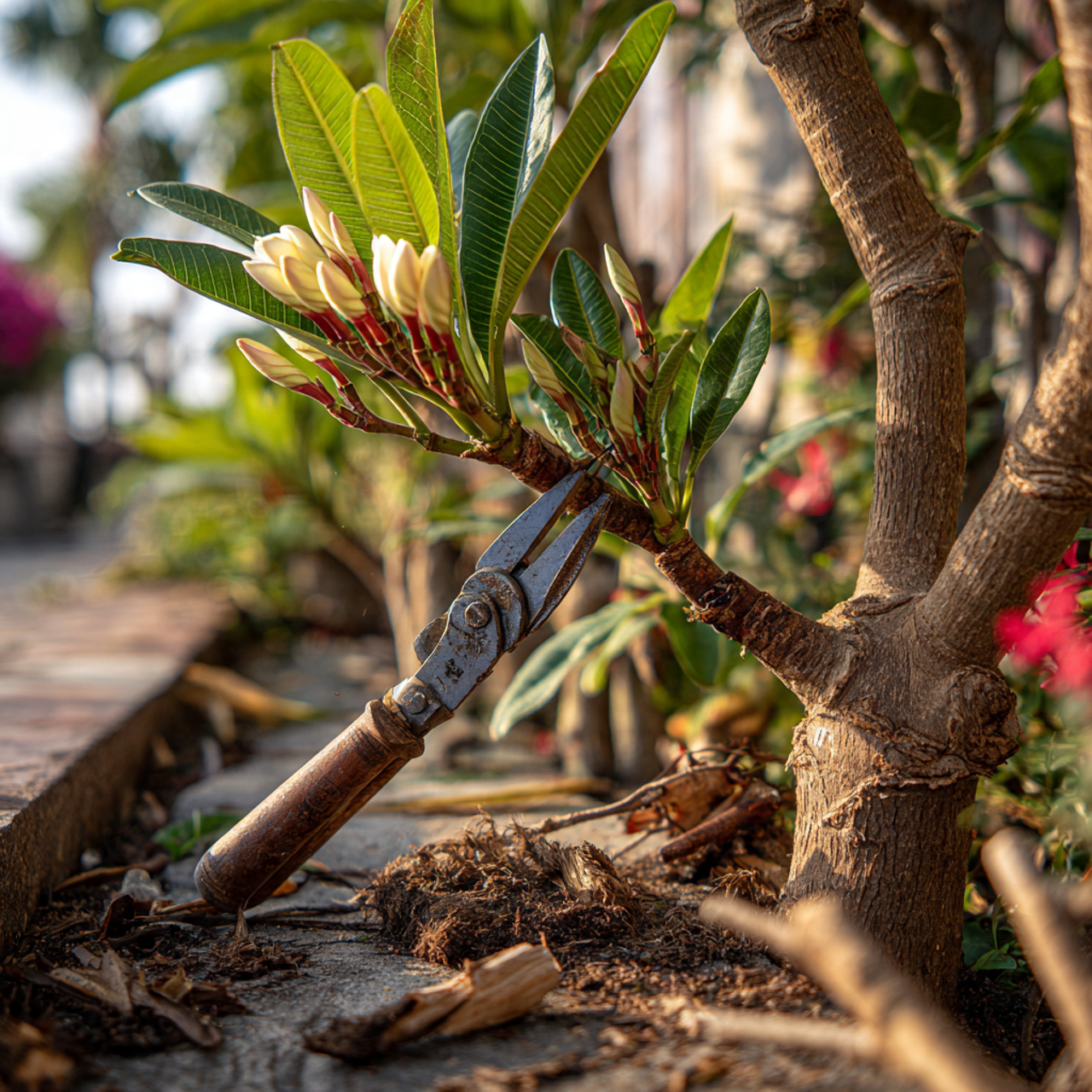 Plumeria Flowers for Garden: 17 Essential Growing Ideas 6 Pruning Techniques for Healthy Plumeria Flowers in Gardens