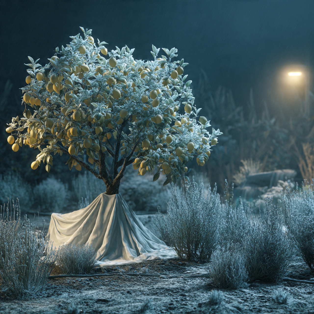 Protecting a Lemon Tree from Frost